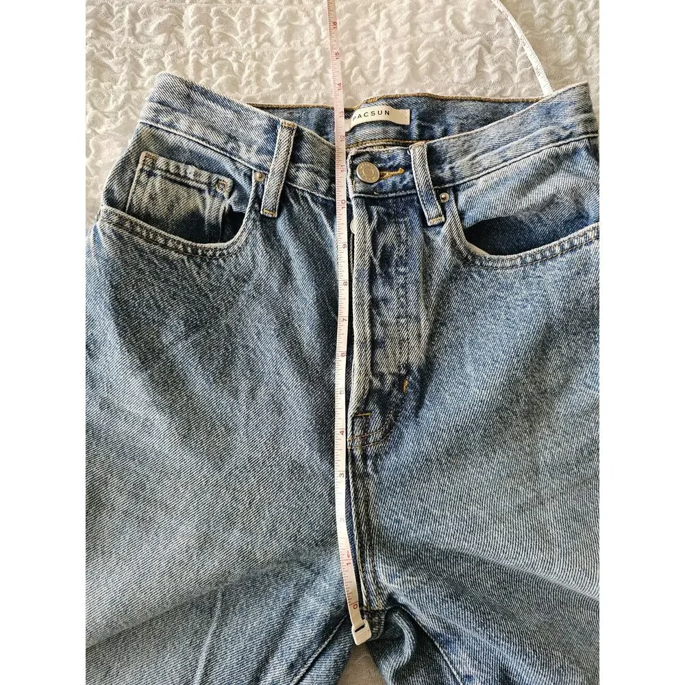 Pacsun Stretch Medium Indigo Dad Jeans sz 25